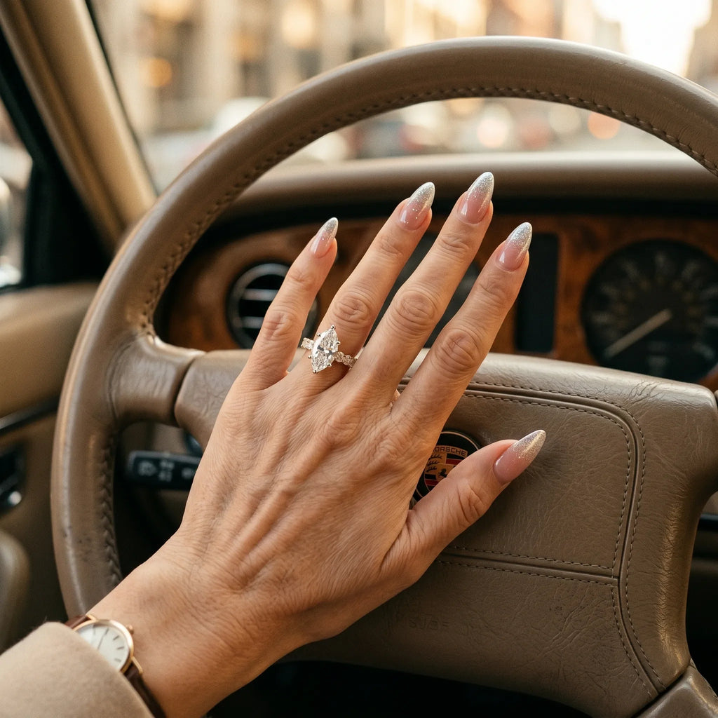 A Milestone You Can Wear: The Selena Vintage Marquise Diamond Ring (Limited In-Stock)--Last Day Sale-90% OFF🔥