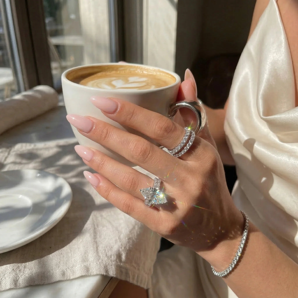 Starry Sky Diamond Marquise Ring-Last Day Sale-90% OFF🔥