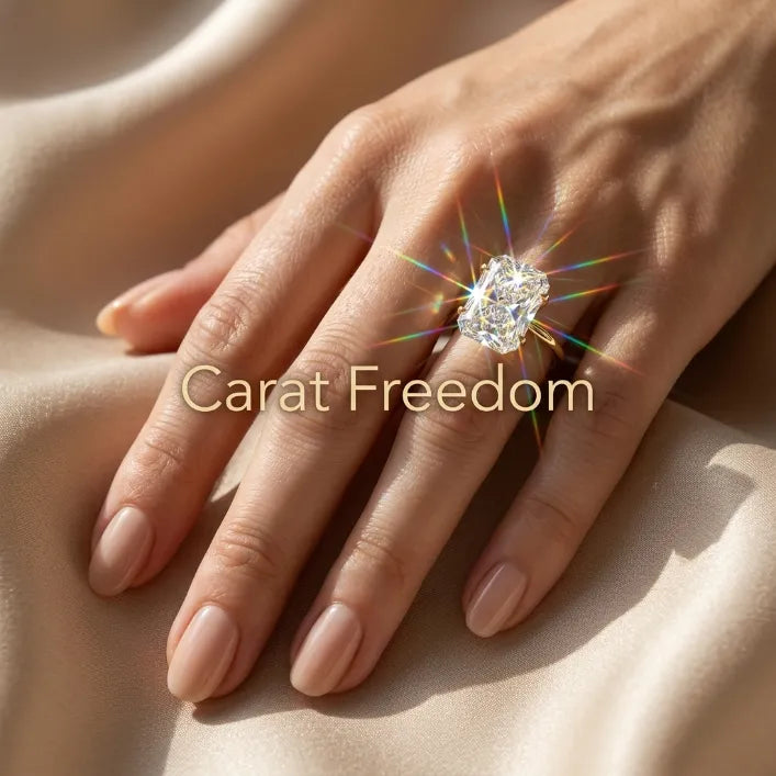 Elongated Radiant Lab Diamond Ring: Your Ultimate Anniversary Upgrade | Last Day 90% OFF 🔥