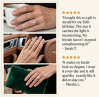 Elegant 1-6ct Marquise Moissanite Ring | 14K Gold Pavé | Passes Tester--Last Day Sale-90% OFF🔥